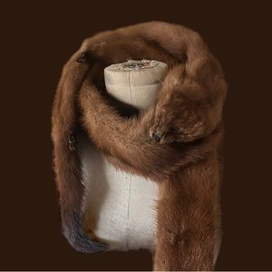 Vintage IJ Fox mink stole